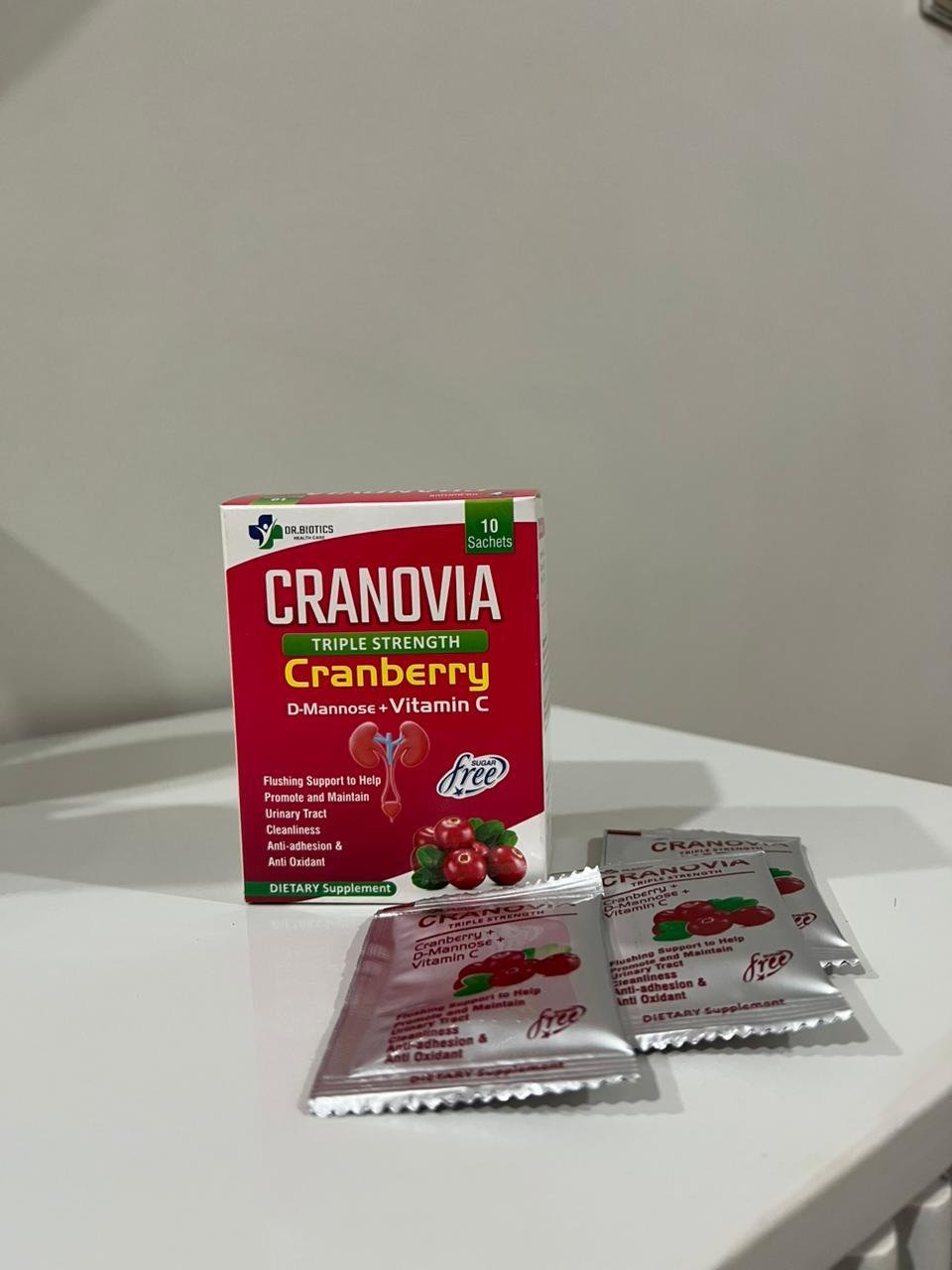 IMG-20251126-WA0102 Cranovia Sachet (Triple Strength - Cranberry, D Mannose+Vitamin C) - Image 1